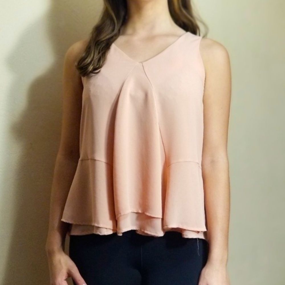 Sunday in Brooklyn Anthropologie Size Small Swing Tank Top Pink EUC